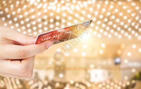 信用卡消费背景图片