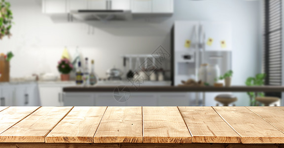 厨房背景厨房木板高清图片