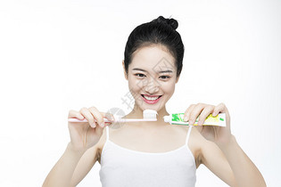 口腔牙齿护理美白刷牙图片
