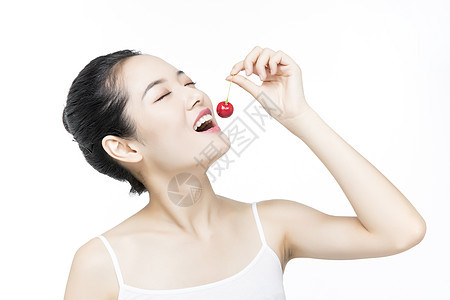 口腔牙齿护理樱桃图片