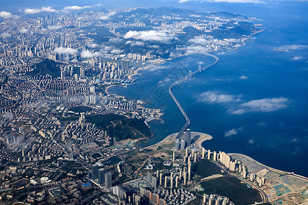 港口建设海滨城市大连背景