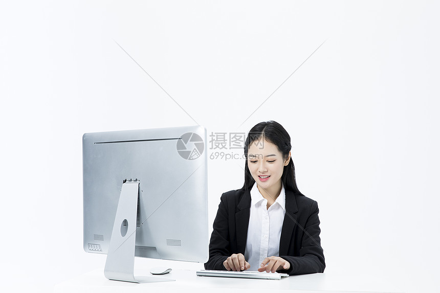 商务女性工作办公图片