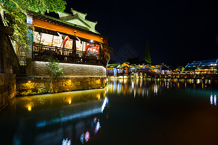 乌镇夜景图片