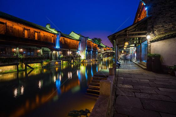 乌镇夜景图片