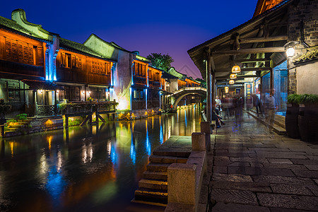 乌镇夜景图片