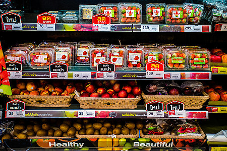 苏梅岛超市背景图片