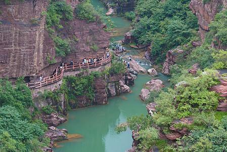 河南云台山风光背景图片