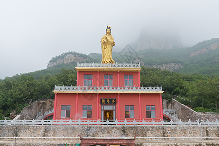 为善河南云台山万善寺背景