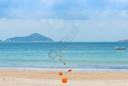 香港石澳村海水浴场高清图片