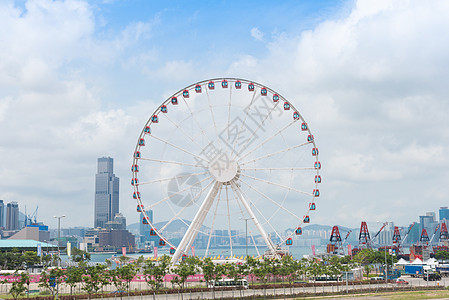 香港中环摩天轮高清图片