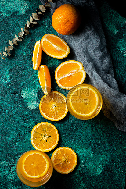 新鲜鲜榨橙汁图片