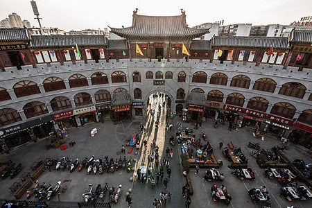 洛阳古城丽景门旅游高清图片素材