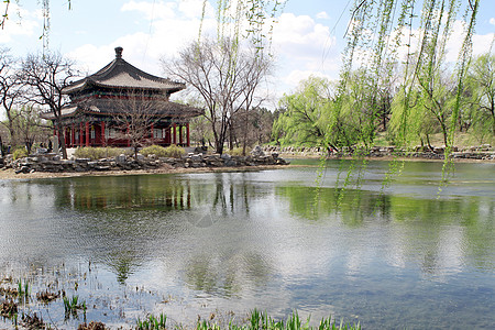 北京夏令营北京圆明园遗址公园背景