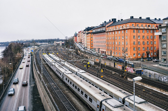 瑞典斯德哥尔摩铁路列车图片