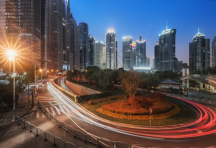 上海夜色璀璨图片