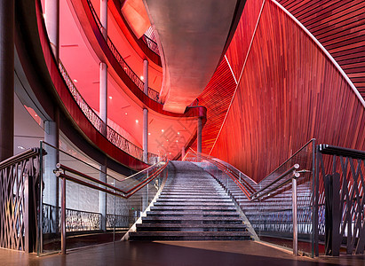 北京国家大剧院的楼梯设计图片