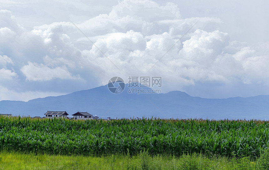 丽江纳西族村落图片