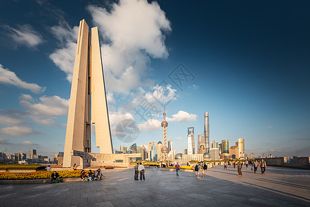 上海人民英雄纪念塔背景图片