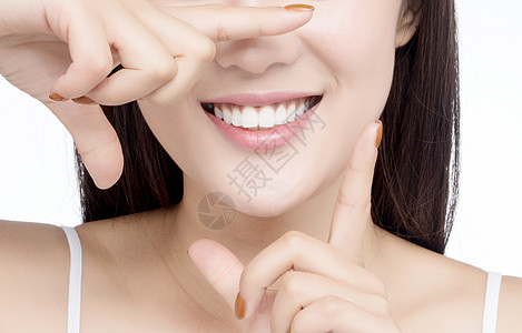 女性牙齿展示高清图片
