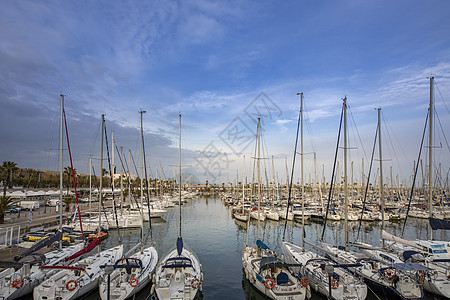 巴塞罗那港口风光图片