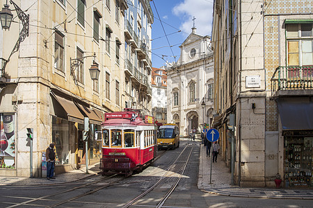 葡萄牙里斯本电车图片