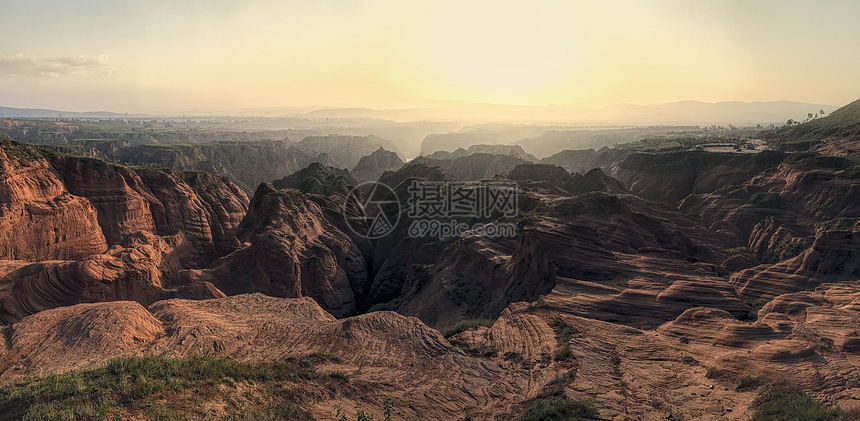 陕西靖边大峡谷图片