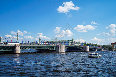 俄罗斯圣彼得堡桥图片