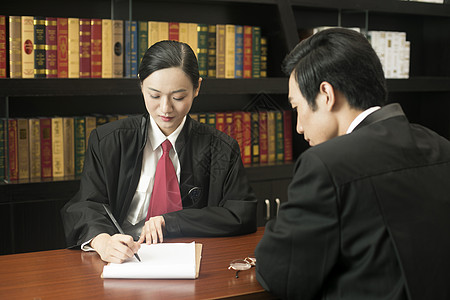 男女律师公正律师图片素材