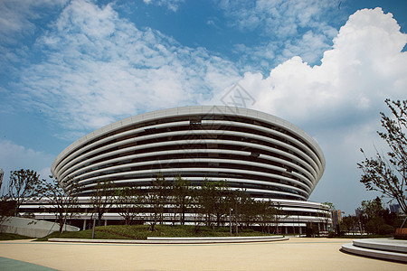 中国苏州奥林匹克体育中心背景图片