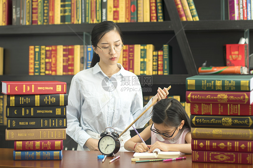 老师监督学习图片