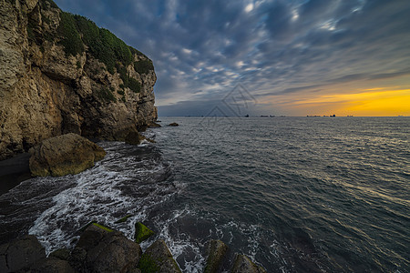 高雄港口的海景图片