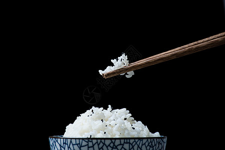 珍珠米饭东北珍珠大米饭背景