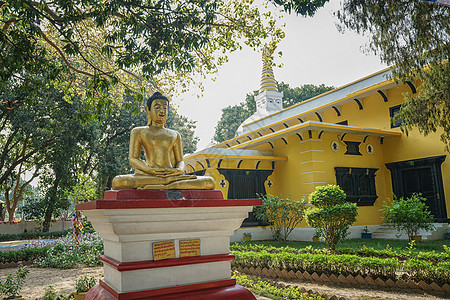 尼泊尔蓝毗尼寺庙背景