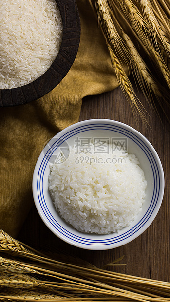 大米饭食材图图片