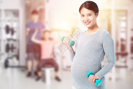 孕妇锻炼健身图片