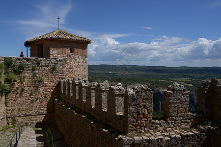 西班牙阿拉贡地区建于十一世纪的阿克萨尔古城堡图片