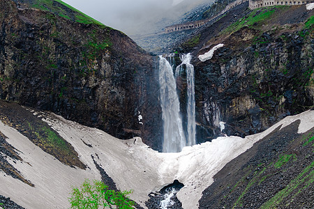 吉林长白山景区长白山大瀑布旅行高清图片素材