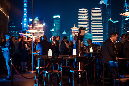 上海和平饭店华懋阁酒吧湖北高清图片素材