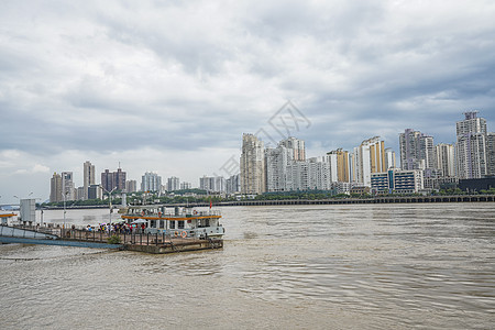 温州地标瓯江江心屿图片