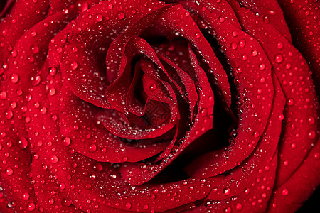 红玫瑰特写七夕情人节玫瑰花特写背景
