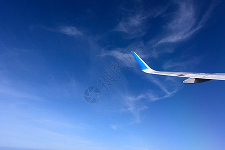 蓝天机翼图片