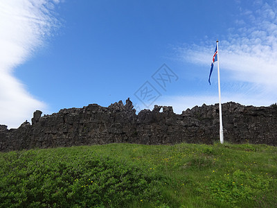 冰岛辛格维利尔国家公园国会旧址图片