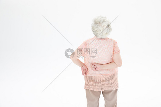 老年奶奶腰疼图片