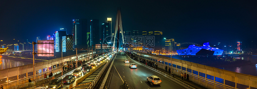 重庆千厮门大桥夜景图片