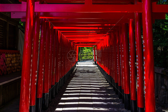 日本犬山城犬山神社鸟居图片