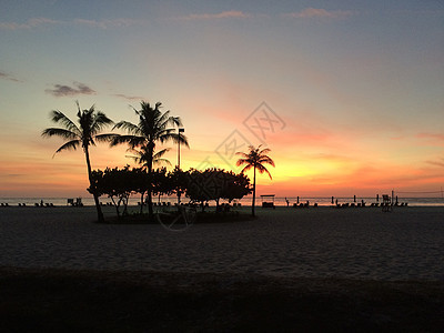 泰国处女岛夕阳日落图片