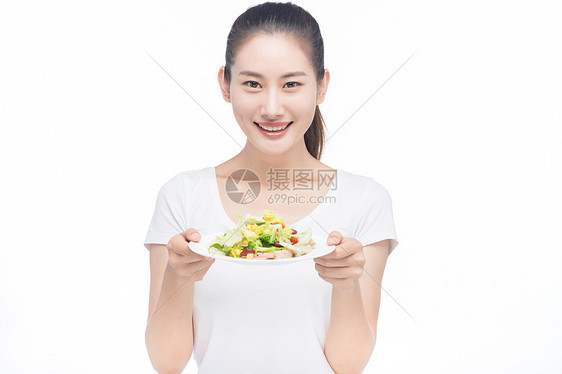 美女减肥健康饮食图片