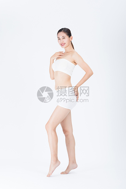 苗条身材美女图片