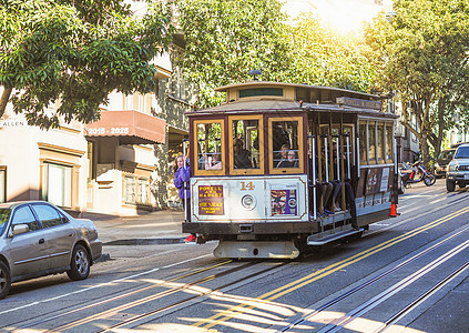 旧金山铛铛车图片