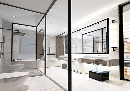淋浴间后现代卫生间设计图片